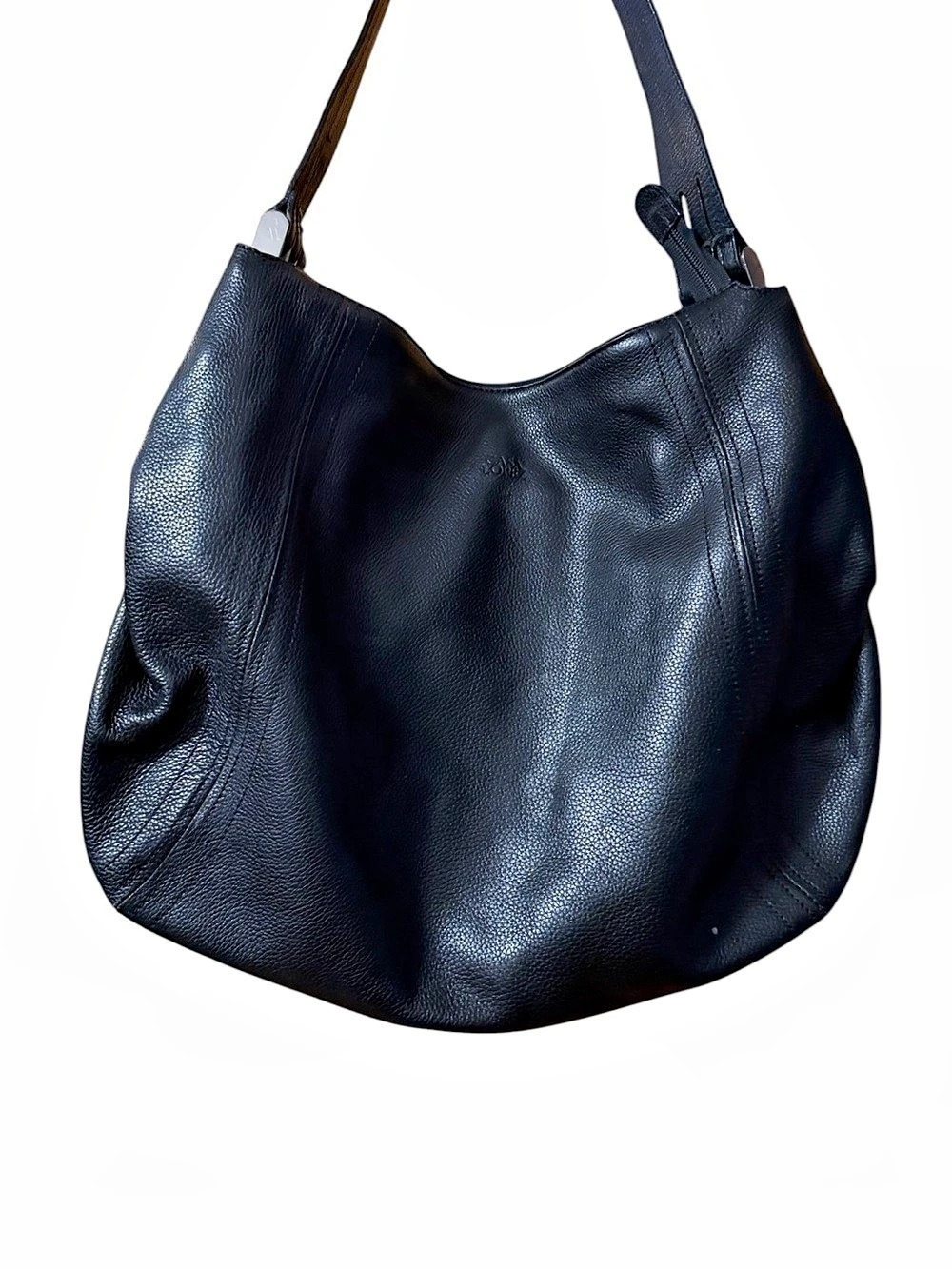 Casa Lopez Black Hobo Bag